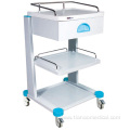 Hospital Steel Physiochemical Board Top Instrument Trolley